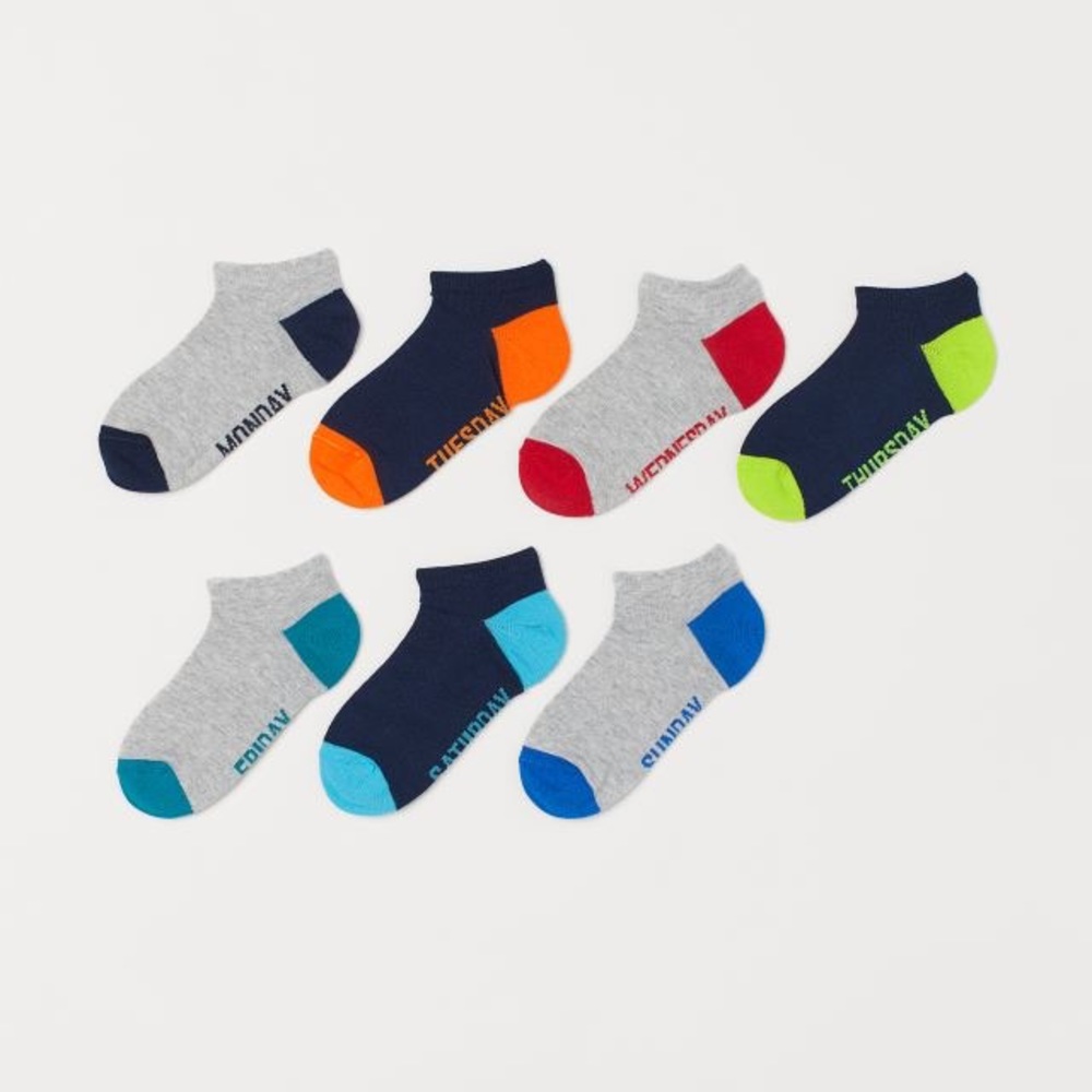 H&M 7-pack Ankle Socks NWT Size: 6-7.5